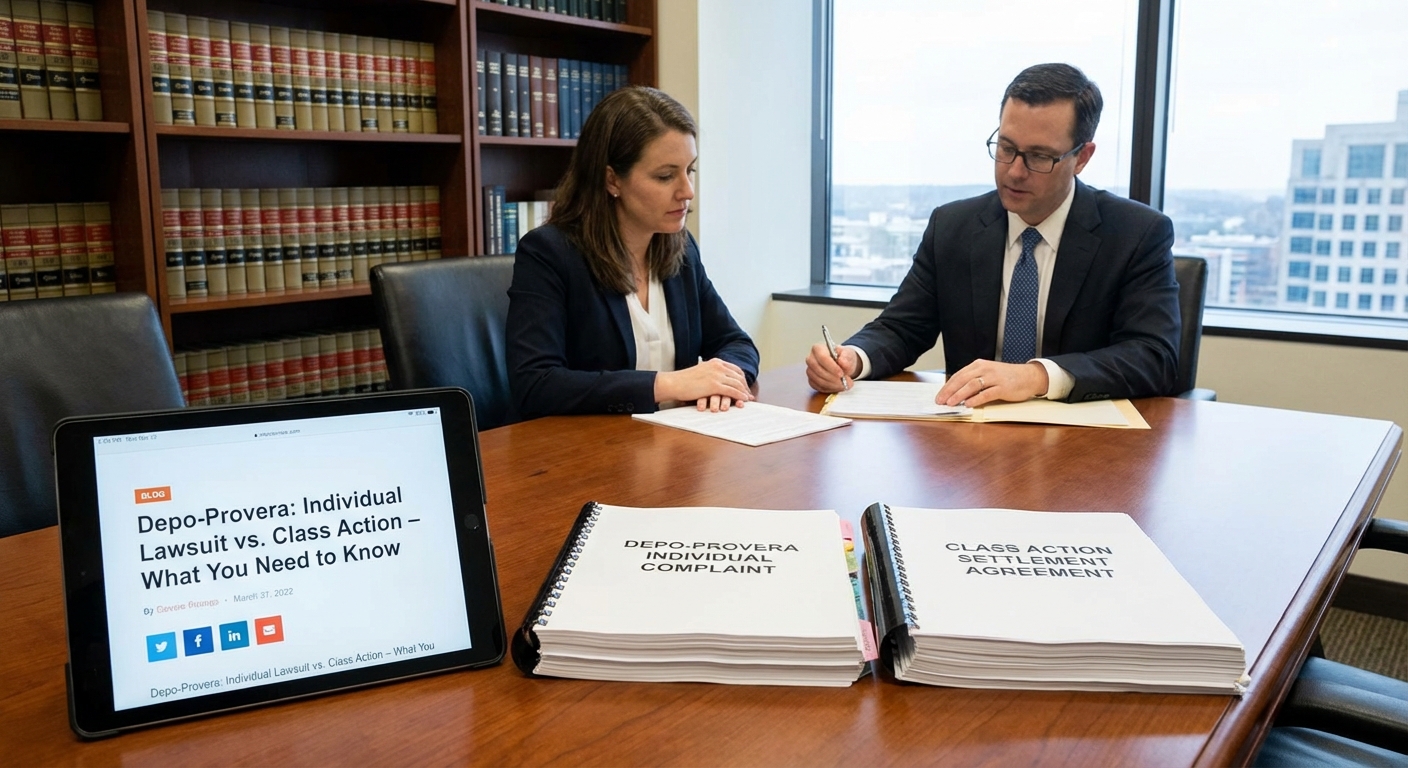 Demanda Depo-Provera versus demanda colectiva: ¿Cuál es la diferencia?