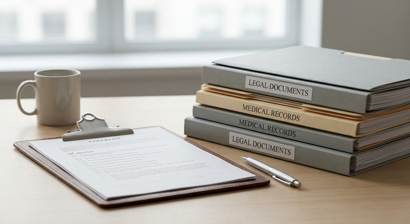 Documents and evidence needed to support a Depo Provera injury claim